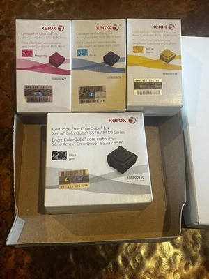 Xerox ColorQube 8570/8580 108R00926 Nuevo Juego de palos de tinta 4 Negro, 2 C, M, Y Foto 1 de 4