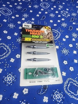 3 NAP THUNDERHEAD 100 GRANO 3 CUCHILLAS TORNILLO EN CABEZAS ANCHAS ARCO DE TIRO CON ARCO CAZA CON ARCO  Foto 1 de 4