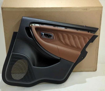 New OEM genuine Ford RH Rear Door Trim Panel 2011-2012 Taurus SHO Black Umber  - Image 1 of 4