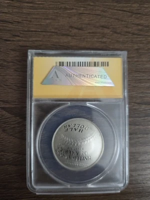 2014-S 50C Proof Baseball Hall OF Fame PF69 DCAM. - Image 1 of 2