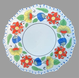 "Antiguo plato de cena inglés de piedra de hierro floral precioso patrón C2412 10""" - Imagen 1 de 3