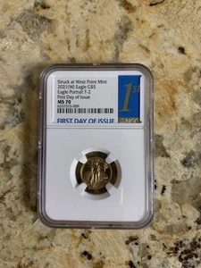 2021 W. T2 MS 70 protection by NGC - Picture 1 of 6