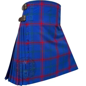 Clan Lynch Modern Tartan Kilt – 16oz Traditional Scottish Highland Kilt for Men - Picture 1 of 11