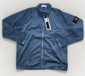 Stone Island Econyl Nylon Metal Overshirt Jacket Over Shirt in Avio Blue L Large - Picture 1 of 17
