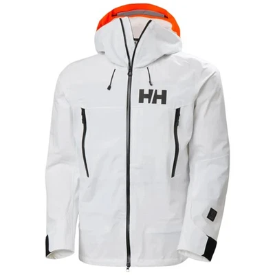 Helly Hansen Sogn Shell 2.0 Men's Winter Jacket, White, Large - Image 1 of 4
