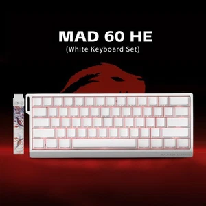 MAD 60 HE Magnetic Switch Keyboard (No Light Version) - White - Picture 1 of 7