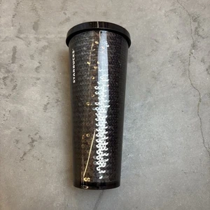 starbucks 2018 black sequin holiday cold tumbler 24 oz (no straw) - Bild 1 von 4