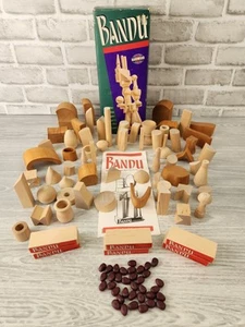 Bandu - Das Stapelspiel, das nie mehr dasselbe ist! Hartholz - Milton Bradley 1991 - Bild 1 von 12