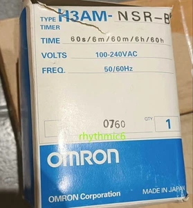 Nuovissimo timer analogico H3AM-NSR-B OMRON veloce DHL o FedEx - Foto 1 di 4