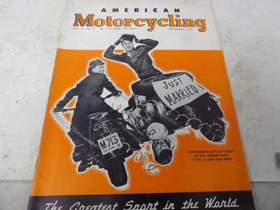 Septemeber 1949 American Motorcycling Magazine - Image 1 of 3