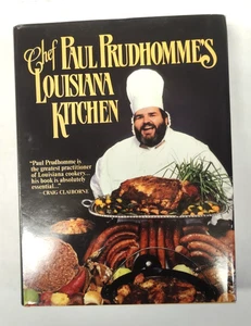 Vntge, 1984 Chef Paul Prudhomme's Louisiana Kitchen; DJ, 1st Ed./1st Print; - Picture 1 of 17