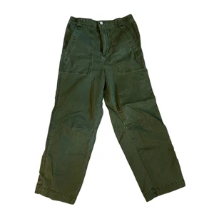Pilcro Anthropologie Damen Armeegrün Stretchig Gerades Bein Überziehhose S - Bild 1 von 6
