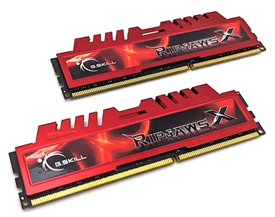 G.Skill RipjawsX 8GB Kit (2x4GB) PC3-17000 2133 MHz DDR3 RAM F3-17000CL9D-8GBXLD - Image 1 of 4