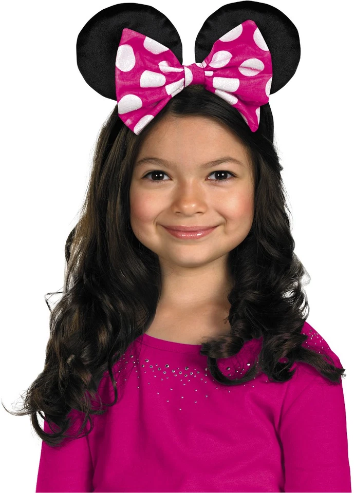 Disney Minnie Mouse Disfraz Accesorio Orejas y Lunares Arco Foto 1 de 1