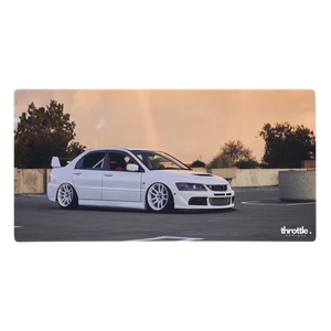 Mitsubishi Evo 8 Gaming Mouse Pad #007 - Non-Slip, Smooth, JDM Car Desk Mat - Picture 1 of 18