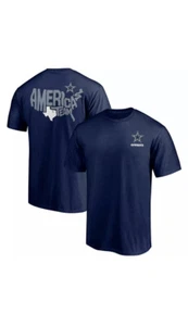 New Dallas Cowboys NFL Football Shirt Royal Blue Men's size Medium Fanatics - Picture 1 of 8