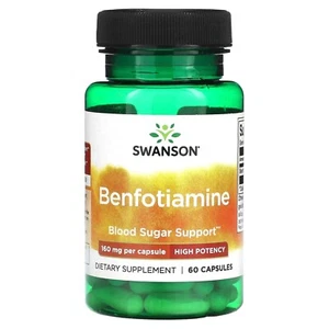 Benfotiamine Benfotiamina 160mg 60caps DIABETES FATIGA CRONICA, envio GRATIS - Imagen 1 de 7