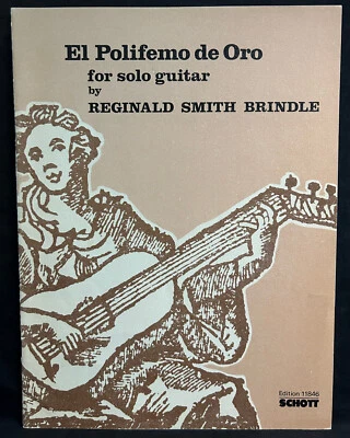 Reginald Smith Brindle: El Polifemo de Oro for Solo Guitar (Sheet Music-Schott) - Image 1 of 2