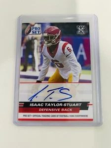 2022 Leaf Pro Set Draft - Autographs #PSA-ITS Isaac Taylor-Stuart Auto Rookie - Picture 1 of 2