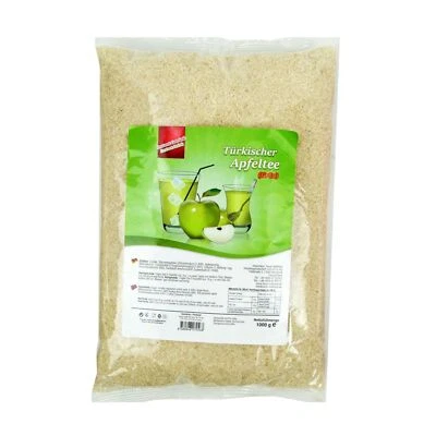 Türkischer Apfeltee grün Instanttee Tee grobkörnig 1 kg Pulver im Beutel - Bild 1 von 4