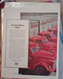 1952 Ad McLean Trucking Winston Salem N.C. 2 Pg. Ad GMC Trucks. See All Photos - Picture 1 of 4