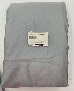 Pottery Barn Washed Cotton Sateen Duvet Cover King Cal King Gray Mist #N283 - Picture 1 of 4