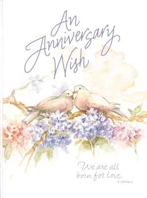 Tarjeta de felicitación Happy Anniversary Wishes To You White Dove Doves  Foto 1 de 3