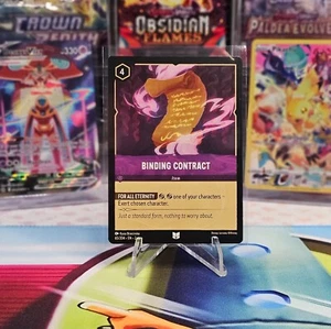 Disney Lorcana: Rise of the Floodborn Binding Contract #65/204 poco común sin lámina - Imagen 1 de 2