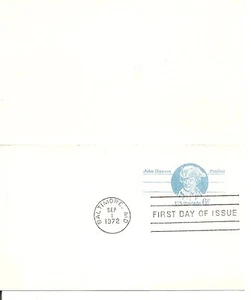 US SC # UY23 John Hanson FDC. No Cachet. - Picture 1 of 1