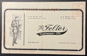 The Felter Clothing Co Canon City Colorado printed The Bridge Royal Gorge Advert - Picture 1 of 2