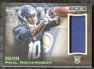 2014 Paul Richardson (RC) #263/299 Patch Seahawks Panini Rookies & Stars NFL #33 - Picture 1 of 2