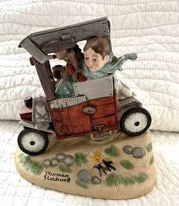 Vintage Norman Rockwell "The Toy Maker" Danbury Mint Porcelain Figurines Japan - Picture 1 of 7