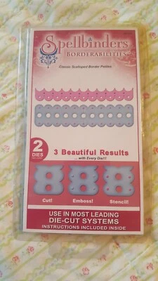 Spellbinders Borderabilities Cut/Emboss/Stencil. New. 2 Dies - Image 1 of 2