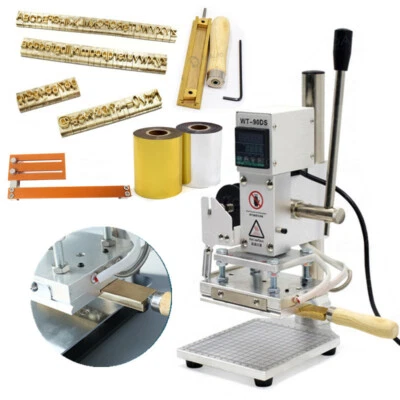 Digital Hot Foil Stamping Machine Logo Bronzing Leather PU Heat Press  Embossing - Image 1 of 4