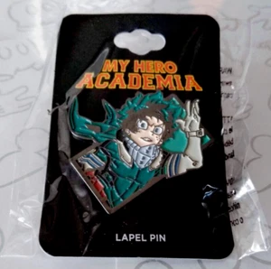 My Hero Academia Izuku Midoriya Deku Bioworld Rectangle Enamel Lapel Pin - Picture 1 of 3