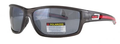 Ironman Foster Grant Unyielding Sunglasses Black Frame/Smoke Polarized Lens (new - Image 1 of 3