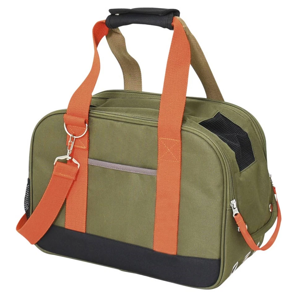 Nobby Aldo Hundetasche oliv 40x20x30cm strapazierfähig bis 6kg, abwaschbar - Bild 1 von 3