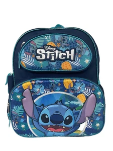 Disney Stitch 12 inches 3D Small Deluxe Backpack with 2 Front pocket - Picture 1 of 4