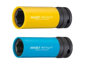 HAZET Radschrauben Steckschlüssel-Einsatz Set Felgennuss Alufelgen 903SLG-17 +19 - Foto 1 di 2