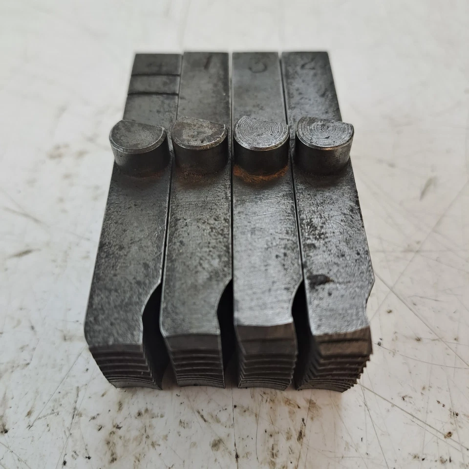 1.1/2" to 2 " BSPT HIGH SPEED STEEL, PIPE DIES/ CHASER SET, 2" Stock x 11 TPI . - Image 1 of 4