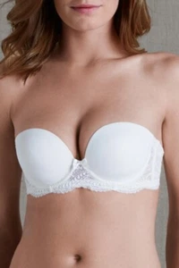 Soutien-gorge 85F (70F eu) Bandeau SIMONE-PÉRÈLE Eden Naturel - Picture 1 of 10