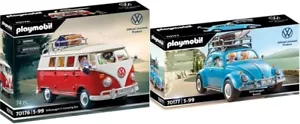 PLAYMOBIL® VW Bundle 70176 / 70177 Volkswagen T1 Campervan & Beatle - Bild 1 von 1
