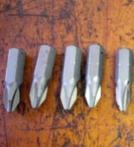 50x Phillip PH 2 PH2 screwdriver bits standard 1/4" hex shank 25mm length - Imagen 1 de 1