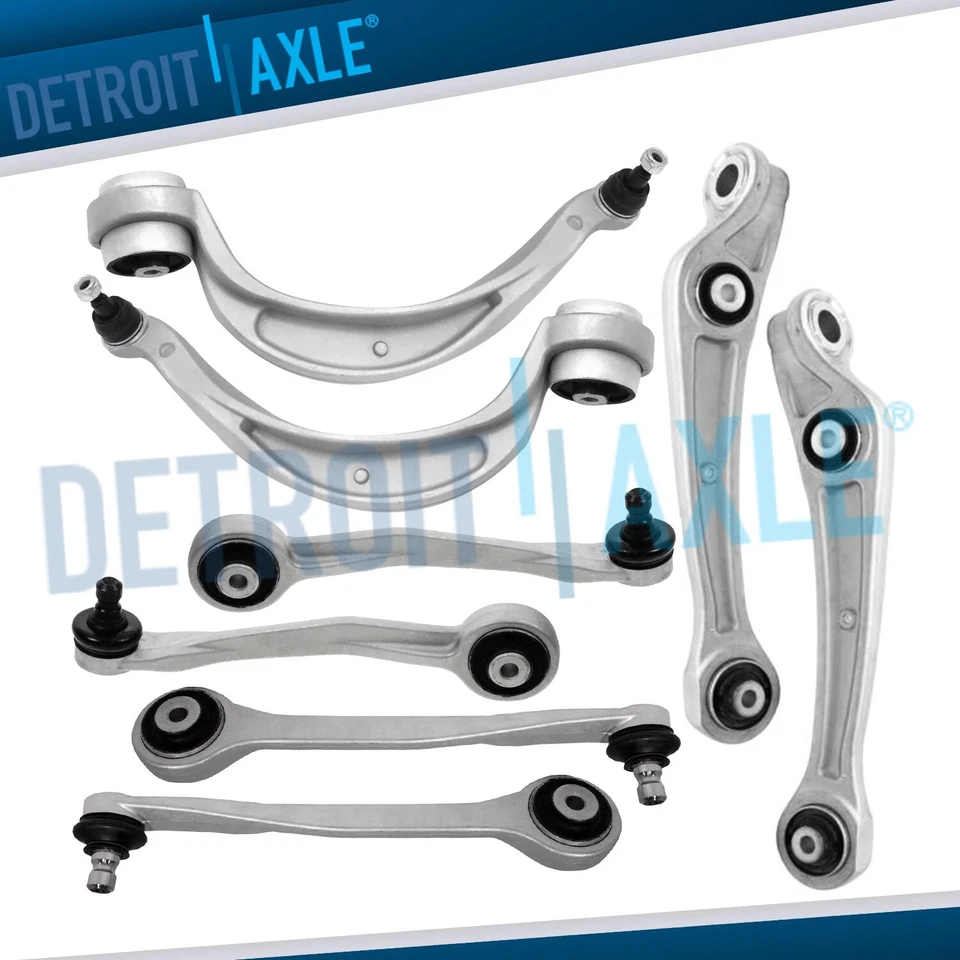 8pc Front Upper Lower Forward Rearward Control Arms for A4 A5 Quattro RS5 Q5 S4 - Изображение 1 из 4