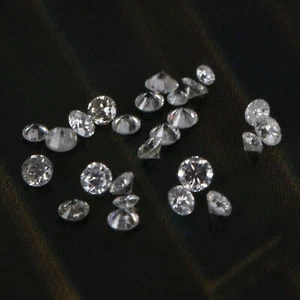 Lote Diamantes Corte Redondo Tamaño Natural Pequeño 1.8 mm EFG Color 0.50 Ct./20 Piezas -2 - Imagen 1 de 7