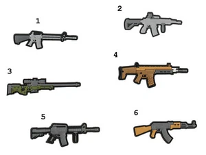 Airsoft Morale patch gun rifle M4 AK L96 SCAR hook and loop 3D PVC AEG - Foto 1 di 7