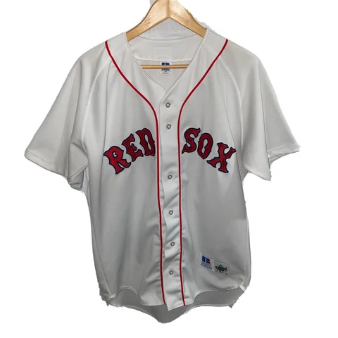 Vintage Russell Athletic Boston Red Sox Stitched #5 Jersey Made In USA Sz 44 Cover