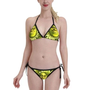 Neuer nie geöffneter Shrek 2-teiliger Bikini Einheitsgröße - Bild 1 von 5