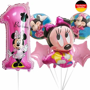MINNI MOUSE BALLON SET 1. Kindergeburtstag erster Geburtstag Party Deko 32 Teile - Bild 1 von 8