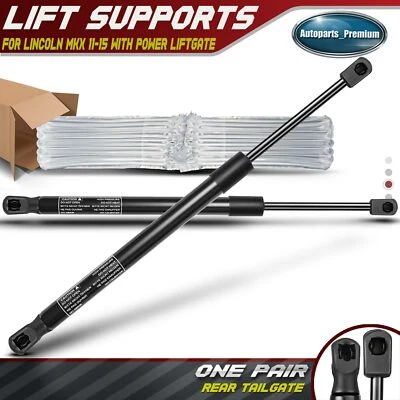 2x Soportes de elevación de puerta trasera amortiguadores puntales para Lincoln MKX 11-15 con potencia Foto 1 de 4